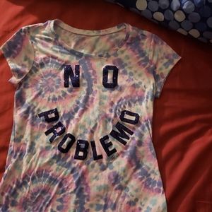 No problemo tye-dye tee shirt